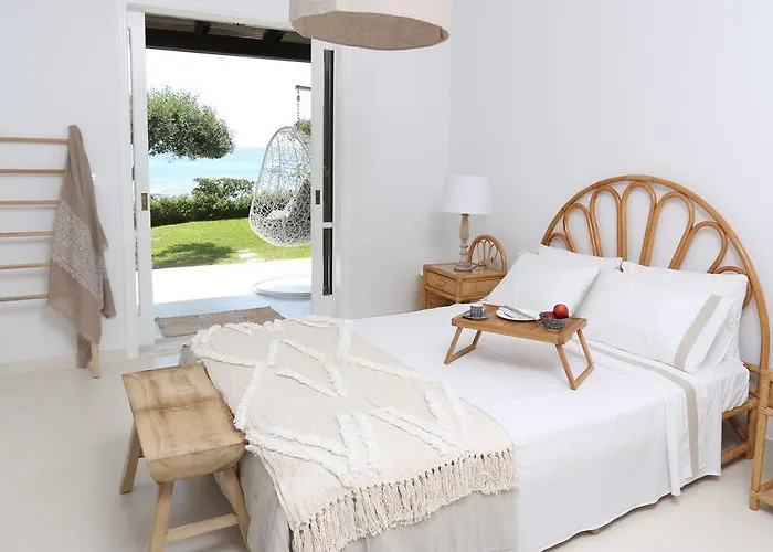 Seafront Calista Beach House With Garden