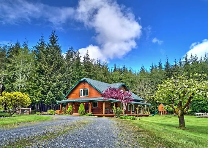 Peaceful Retreat On 10 Acres < 7 Miles To La Push