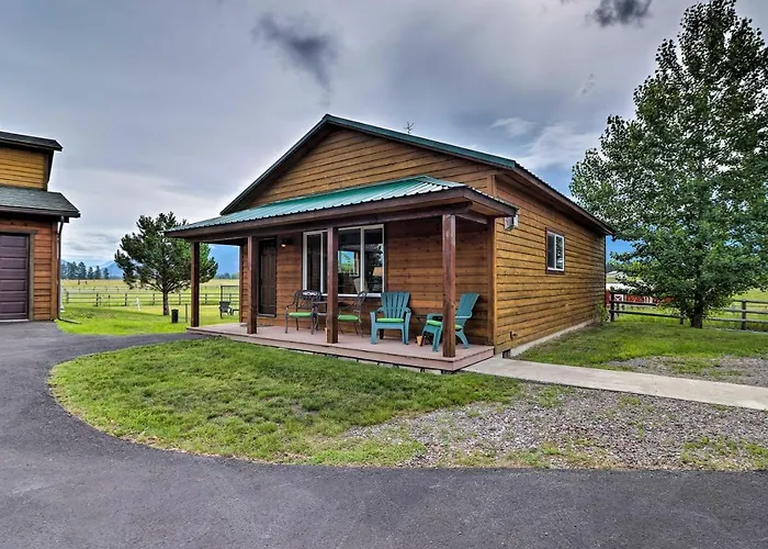 Cabin W/ Porch & View ~ 19 Mi To West Glacier