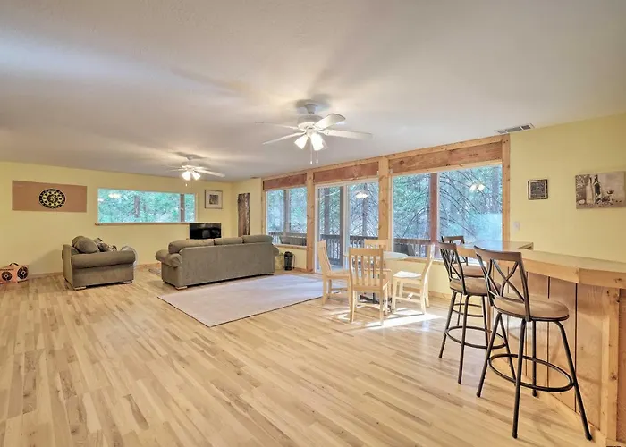 Walk To Big Trees State Park: Cabin W/ Deck!