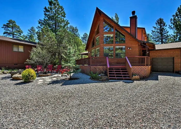Modern Mountain Chalet: Munds Park Retreat W/ Deck