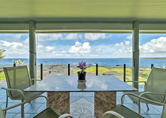 Direct Oceanfront, Big Island Home