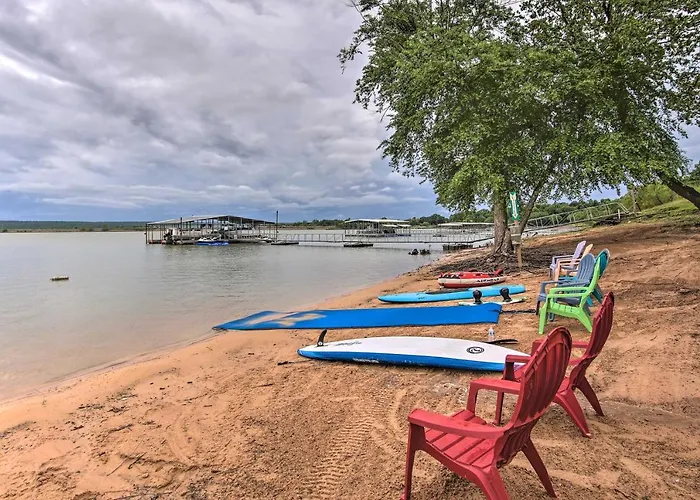 Lakefront Home W/ Private Beach Access!